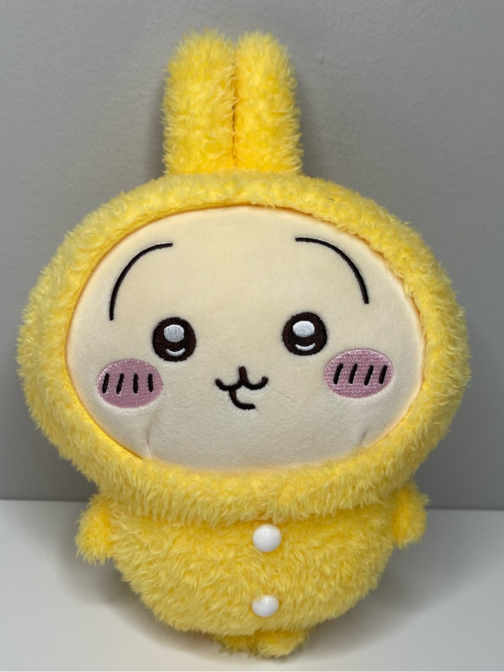Miniso x Chiikawa Usagi Pajama Plush Stuffed Animal (Yellow) 8"